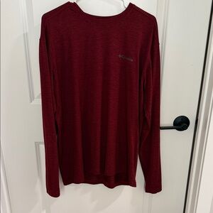 Columbia Burgundy Long Sleeve Top